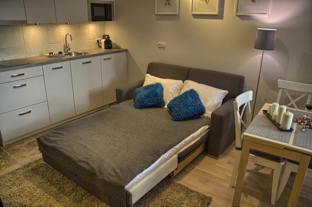 Tartaczna Deluxe Apartments Gdańsk Rum bild